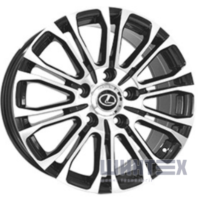 Replica Lexus (LX1800) 8.5x21 5x150 ET45 DIA110.1 BKF